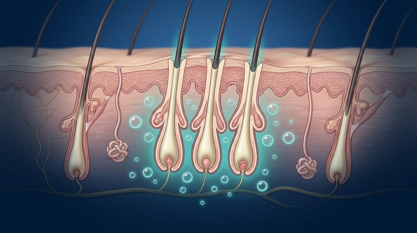 Unidad folicular trasplantada rodeada de vesículas extracelulares: qué se sabe de los exosomas y el trasplante capilar